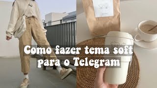 ⑅ 𝆬   ׅ  ׄ🌈̸ ۪ ⭑ Como fazer tema soft para o telegram! screenshot 3