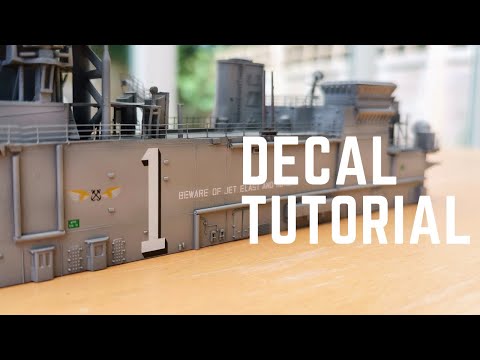 Model Making Tutorial - How to Apply Model Decals