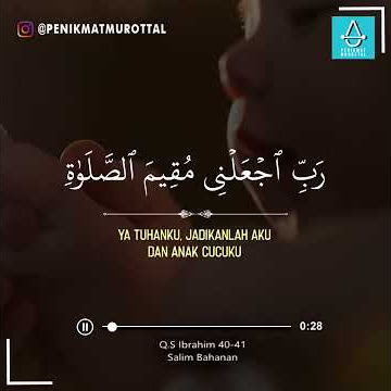 ibrahim Ayat 40 41 - Salim bahanan