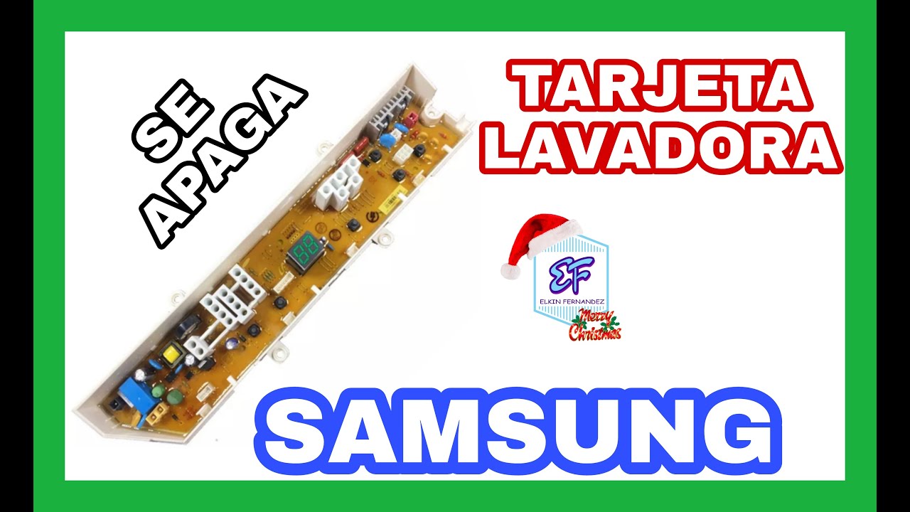TARJETA LAVADORA SAMSUNG DC92 00527F ❌SE APAGA❌