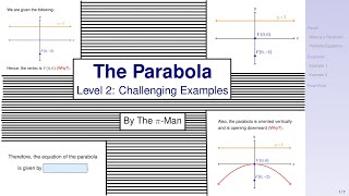The Parabola (Level 2: Challenging Examples)