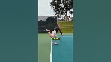 Serve contact hip and trunk rotation | Tennis Serve Tips
