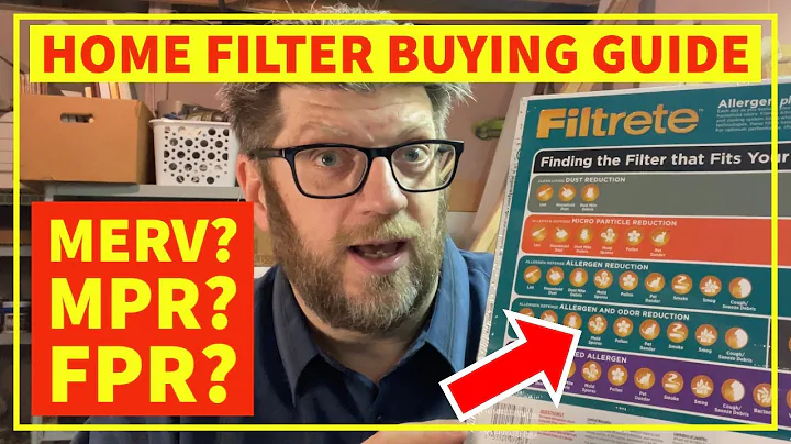 MERV vs MPR vs FPR - Choosing the Best 🏠 Home Filter By Rating