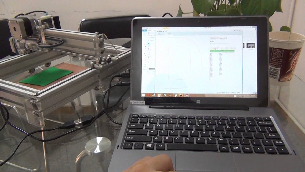 Обзор большого лазерного гравировального станка на 300mW