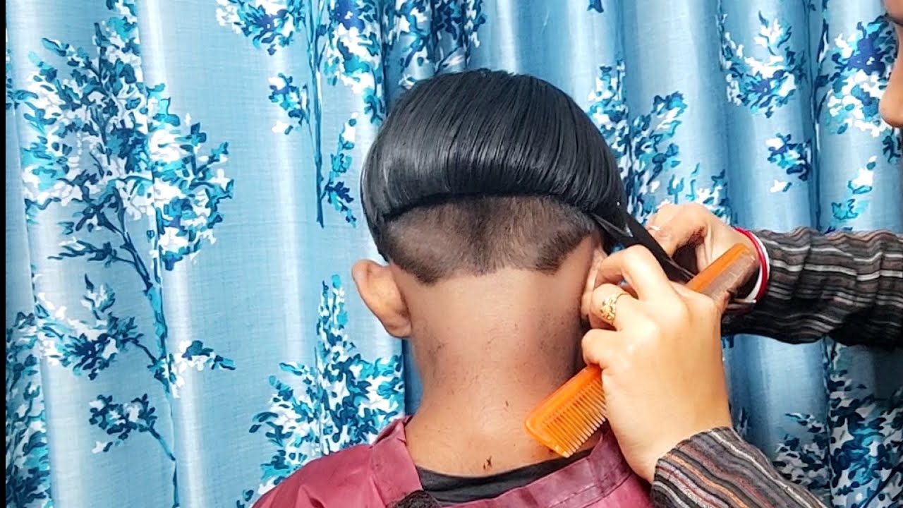 Mushroom Hair cut // very easy Mushroom Hair Cutting For Baby Girl Step