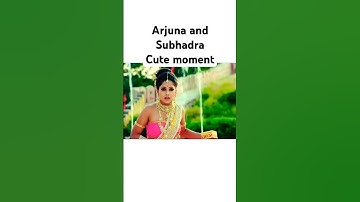 Arjun and Subhadra#shortsfeed #krishna #subhadra #arjun