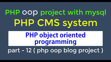 #12.   php oop blog project   ( active and inactive data )