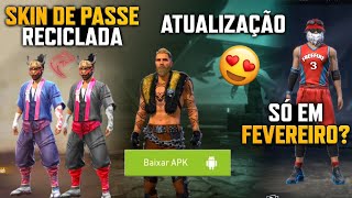 NOVO PASSE SAKURA 2.0? DUNK MASTER DE VOLTA? BARBINHA, NOVA ATUALIZAÇÃO DE FEVEREIRO E MAIS - FF