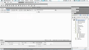 How to make a website part 4-Tour Of dreamweaver and setting up a website