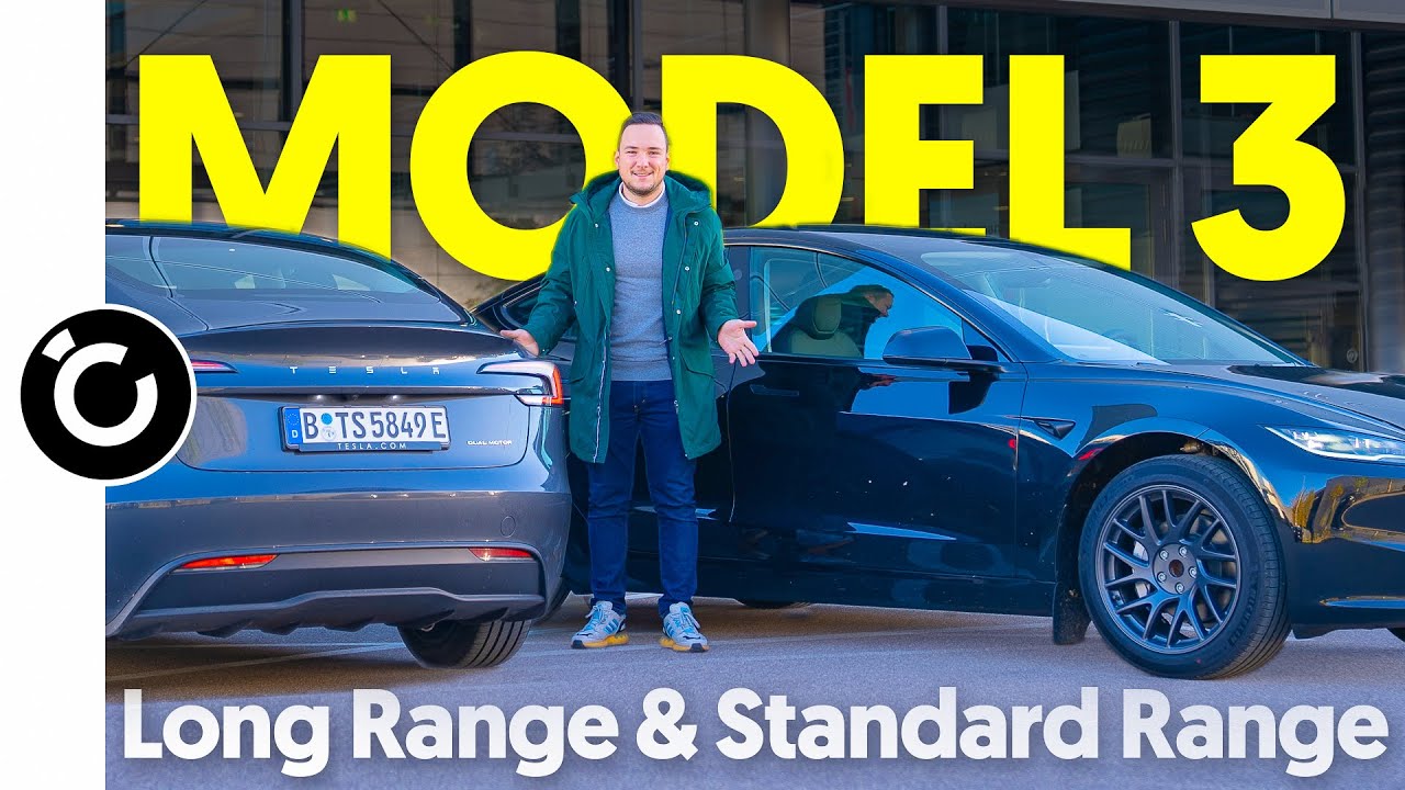 Tesla Model 3 2024 Alltagstest Standard und Long Range im Vergleich