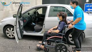How To Perform Wheelchair To Car Transfer