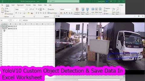 yolov10 custom object detection tracking | automate excel with python | computer vision with opencv