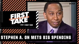 Stephen A. is JEALOUS of the Mets' big spending 🤣 | First Take