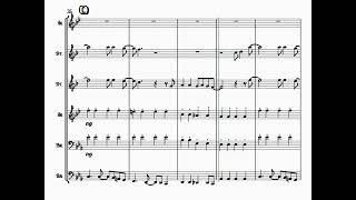 With A Little Help From My Friends - Sheet Music Score (The Chamberlain Brass)