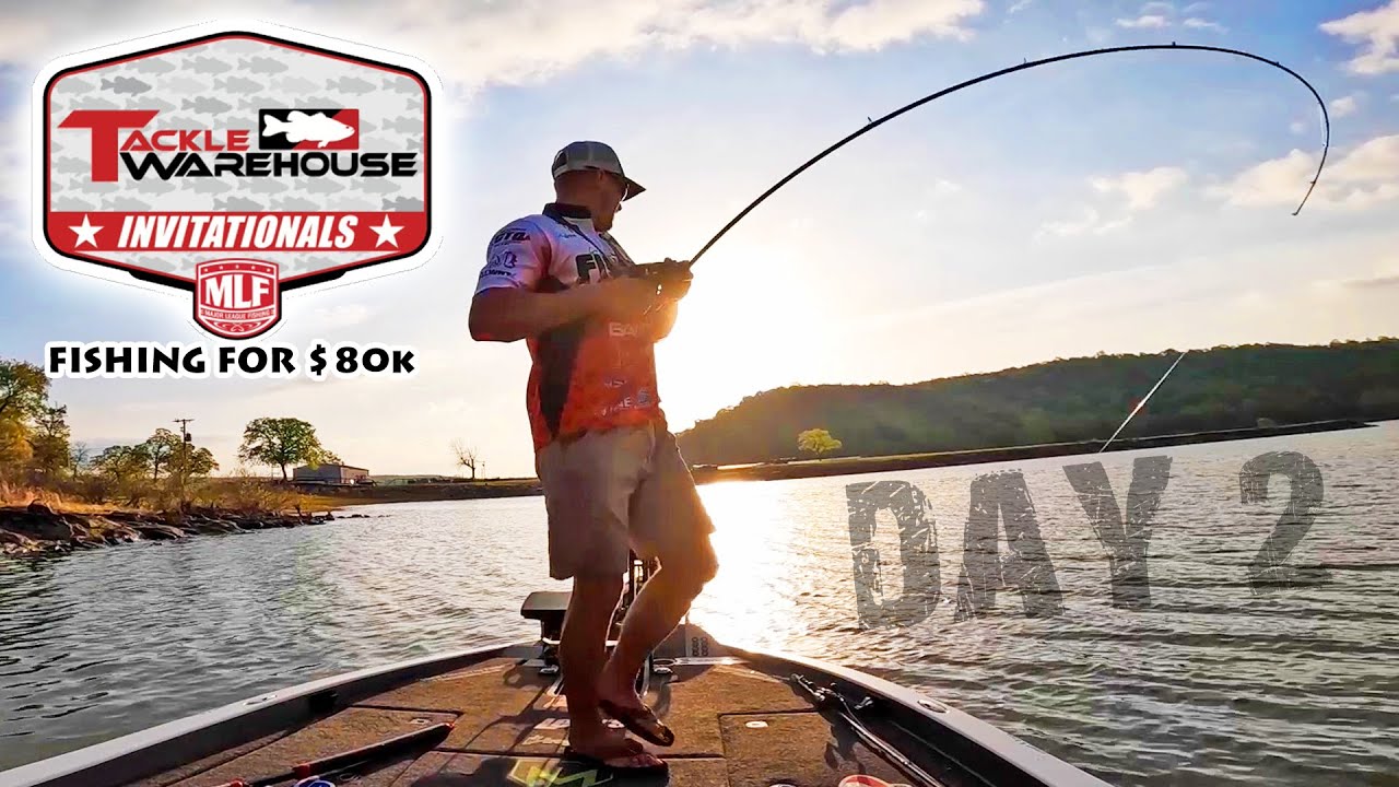 DAY 2! FISHING TO WIN $80,000! MLF PRO BASS TOURNAMENT ON LAKE EUFAULA 