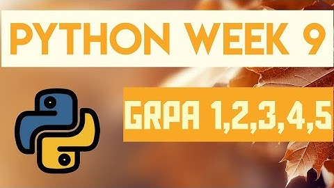 PYTHON WEEK-9 GRPA 1,2,3,4,5. #iitmadras #iitm #python #grpa