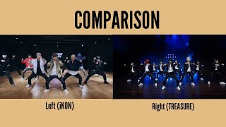 TREASURE - 'JIKJIN' Comparison Audio (iKON ver. and TREASURE ver.) Full Version