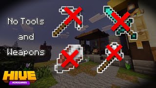 Bedwars with no Tools and Weapons