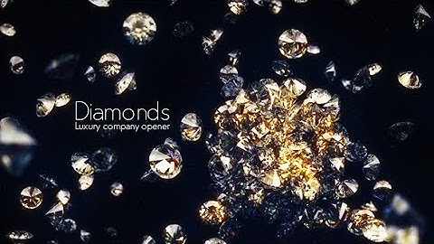 DIAMONDS — LUXURY COMPANY OPENER ► [ AFTER EFFECTS TEMPLATES ]