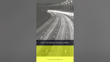 Orion Workmate Training Video 4: Entering optional job workflow items