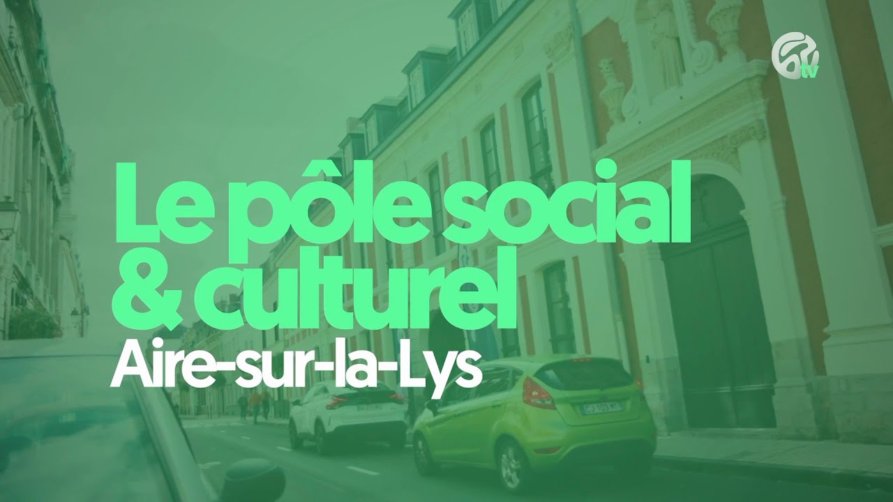 Le nouveau pôle social culturel d'Aire-sur-la-Lys - YouTube