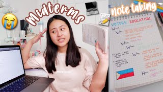 MIDTERMS WEEK 😩 + How I Take Notes, To-Do Lists & Scan | Lexy Rodriguez