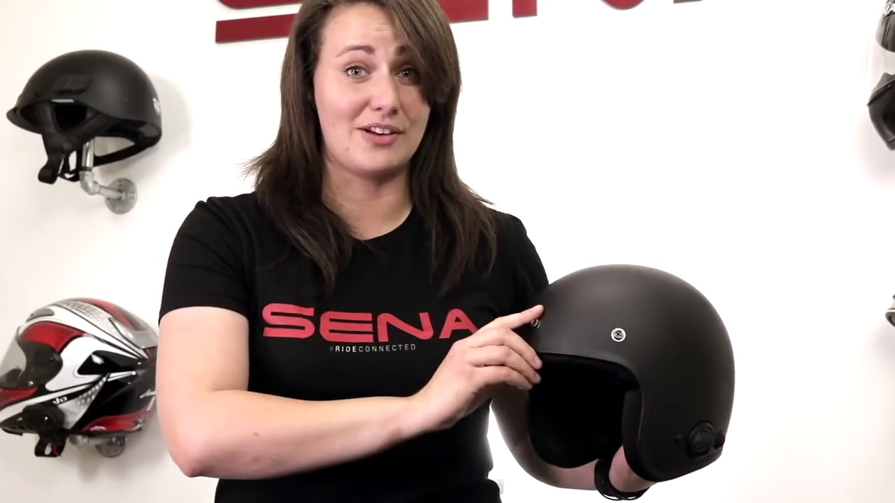 Sena Tech Talk Savage Helmet - YouTube