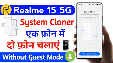 realme 15 turn on system cloner setting | how to enable system cloner setting realme 15 5g
