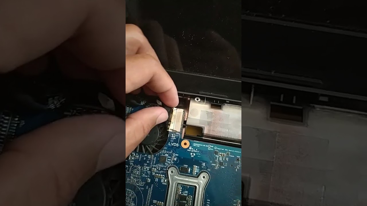 cara memasang kabel fleksibel laptop