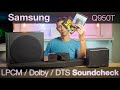 HW-Q950T LPCM, Dolby, and DTS Soundcheck