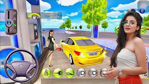 3D Driving Class - New Car Gas Refuel Station Driving - Android IOS Gameplay