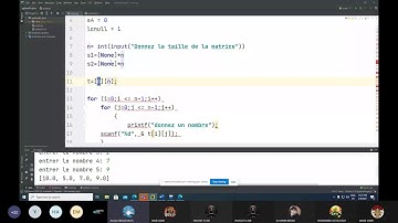 Correction passage TDI 2011 partie 1 PYTHON + C