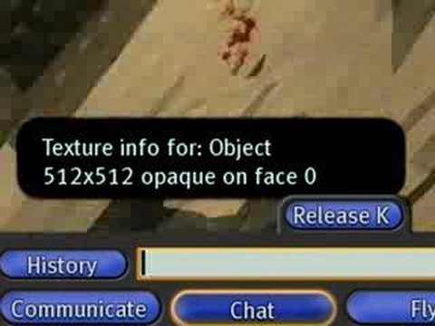 How to get texture info - Second Life Video TuTORial