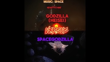 Heisei Godzilla Vs SpaceGodzilla #edit #shorts #godzilla