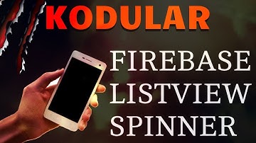 #Kodular | FIREBASE + LISTVIEW + SPINNER  Criar APP Kodular - Thunkable - App Inventor