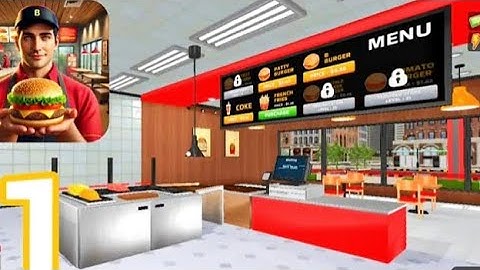 Burger Simulator | Gameplay Walkthrough | Burger Simulator (android) Part 1