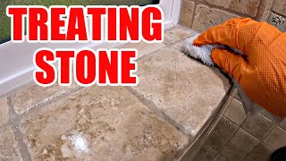 How to SEAL a REAL STONE Shower or Countertop