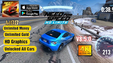 Need for Speed No Limits v8.5.0 MOD APK (Unlimited Money/Gold/Menu) Download Android #modgames05
