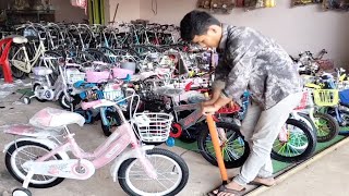 How to Set Up a Colorful Bicycle for Sale |  Assembling a New Bike | Bike Setup Tutorial