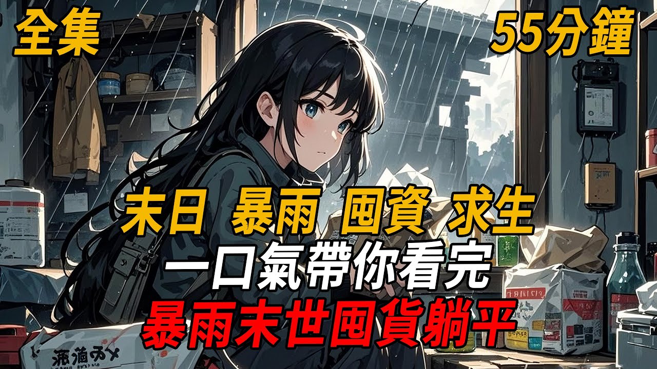 末日降臨，暴雨持續十天，洪水淹沒城市，空氣中充滿壓迫感。我被困在家中，唯一依賴的就是平常囤積的物資。我心裡逐漸明白，外面的世界已經變得不再安全，災難的陰影，正悄悄逼近#重生#末世#末日#殭屍#小說
