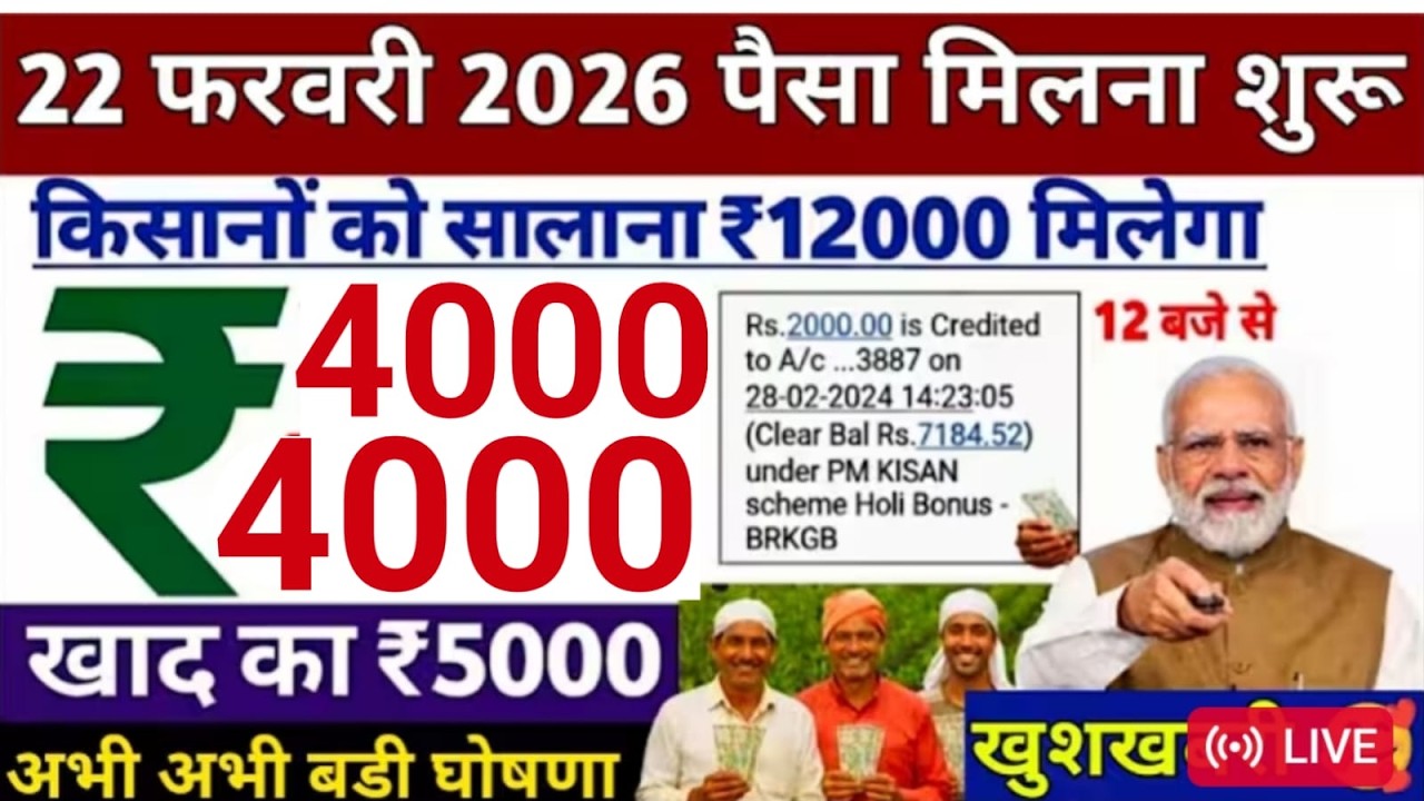 PM Kisan Nidhi Yojana 22nd Installment Update: पीएम किसान की 22वीं किस्त कब आएगी
