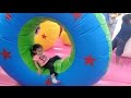 Giant Inflatable Slides, Huge Playground for Kids and Jollibee Play Area - Donna The Explorer