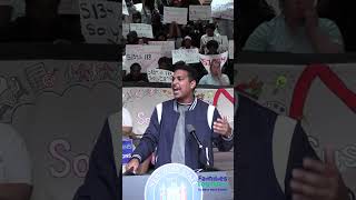 Isaiah Santiago speaks at the Solutions Not Suspensions Rally!