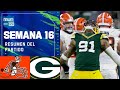 Cleveland Browns vs Green Bay Packers | Semana 16 NFL Game Highlights