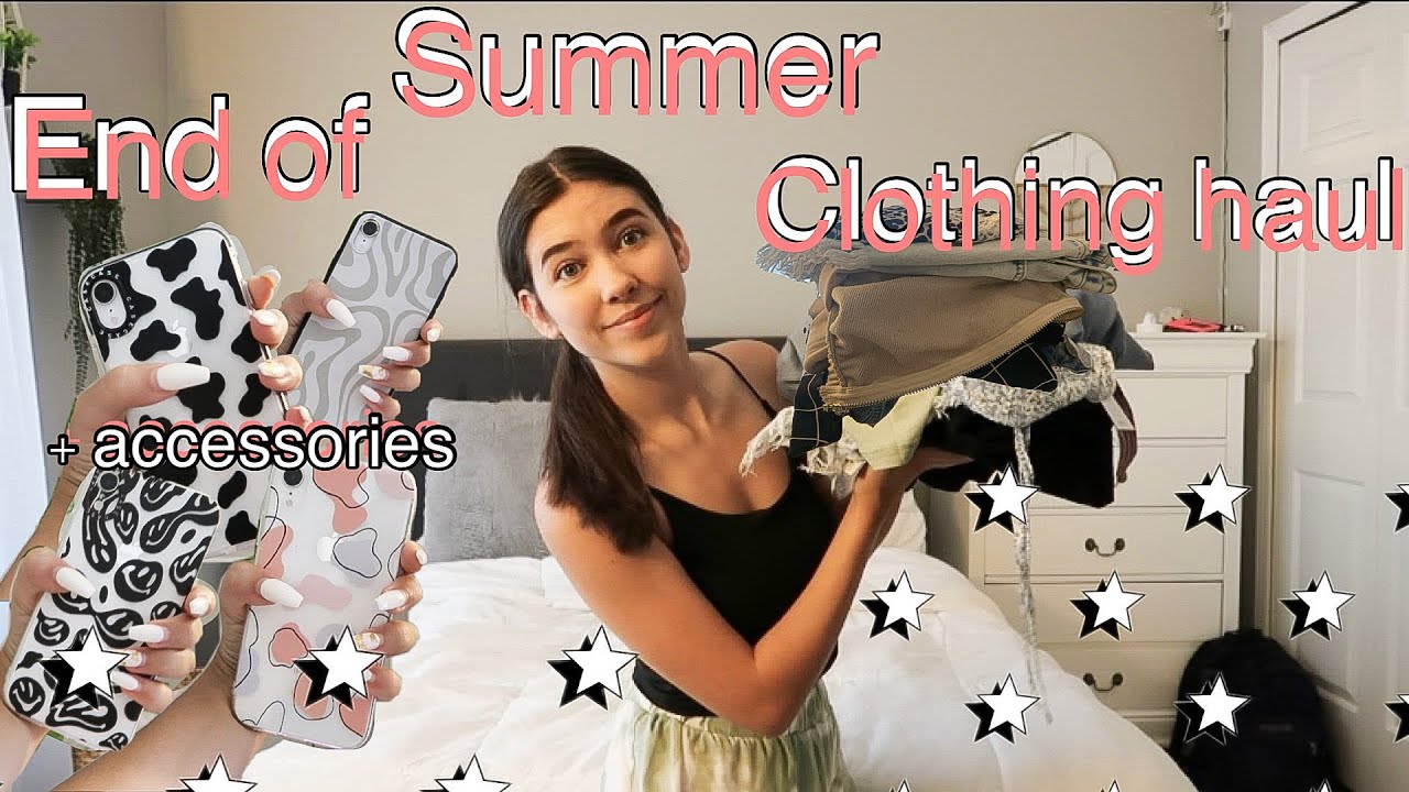 HUGE end of summer *try-on* clothing haul!!