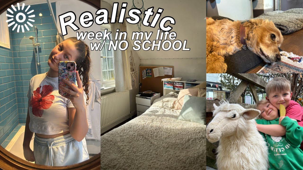 Romanticising a week in my life when I have no school