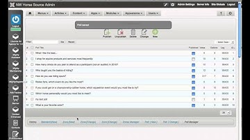 How to create and manage a poll in Joomla