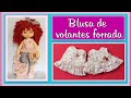 HACEMOS 2 BLUSAS FORRADAS para muñecas PATRONES GRATIS  video -597