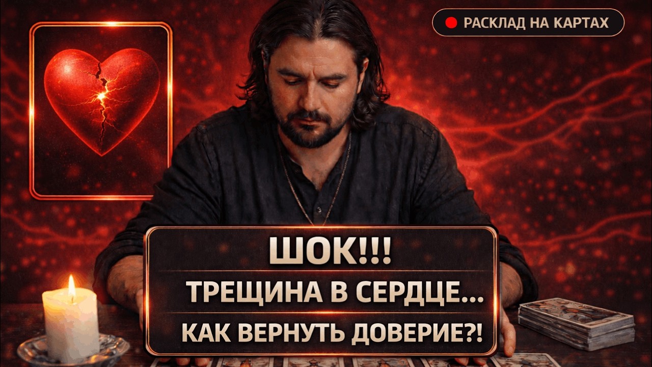 ⚡️ТРЕЩИНА В СЕРДЦЕ 🤐 Как вернуть доверие ✨ Что реально работает. #таро #гадание #расклад