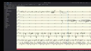 Musescore 4.4 With Realistic Muse Sounds World Premiere Jazz Combo 1, A Sketch, By Me, Ron Halkes.